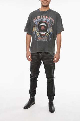 Distressed BOCA CICIO OPEN UP IRON FIT T-shirt