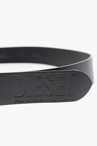 Leather B-B55 Belt with Metal Buckle 35mm