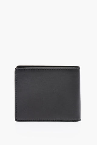 Embossed Maxi Oval D-Logo Leather HIRESH S Wrap Wallet