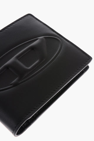 Embossed Maxi Oval D-Logo Leather HIRESH S Wrap Wallet