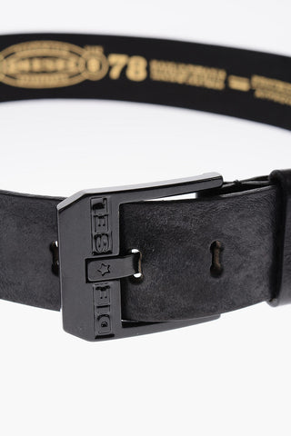Cintura BLUESTAR BELT in Pelle Effetto Vintage 40mm