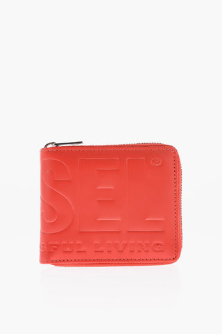 Faux Leather HIRESH XS Wallet with Zip Closure and Coin Pocket