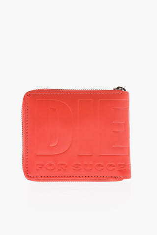 Faux Leather HIRESH XS Wallet with Zip Closure and Coin Pocket