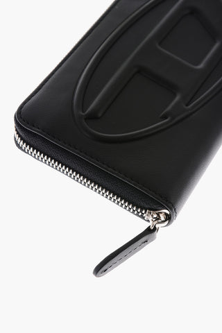 Portafoglio Continental in Pelle con Chiusura Zip