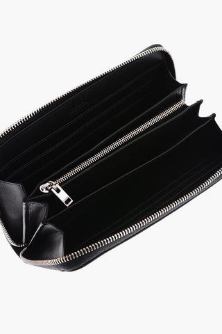Portafoglio Continental in Pelle con Chiusura Zip