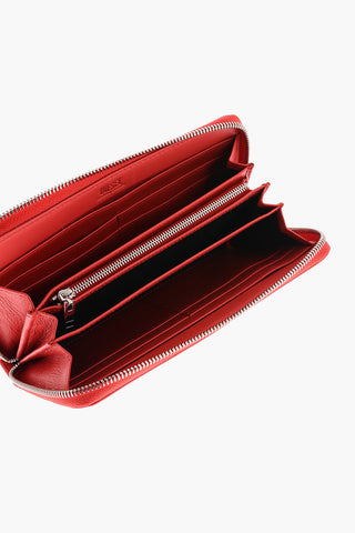Portafoglio Continental in Pelle con Chiusura Zip