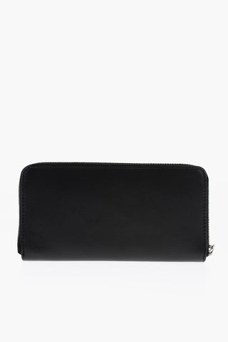 Leather 24 ZIP Accordion Wallet