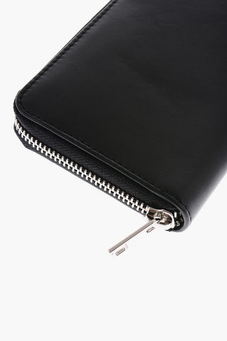 Leather 24 ZIP Accordion Wallet