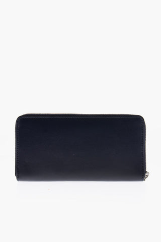 Leather 24 ZIP Accordion Wallet