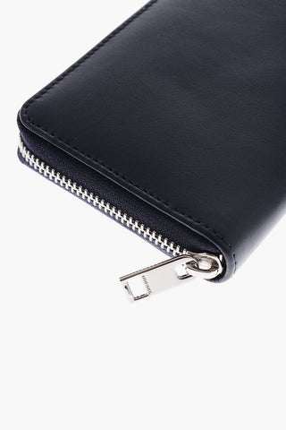 Leather 24 ZIP Accordion Wallet