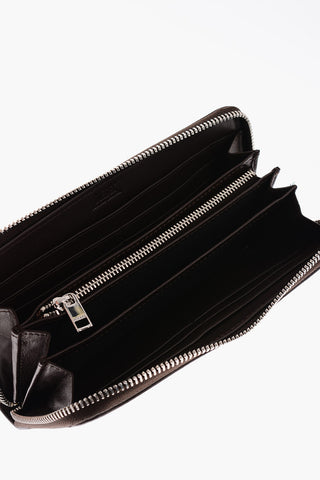 Portafoglio Continental in Pelle con Chiusura Zip