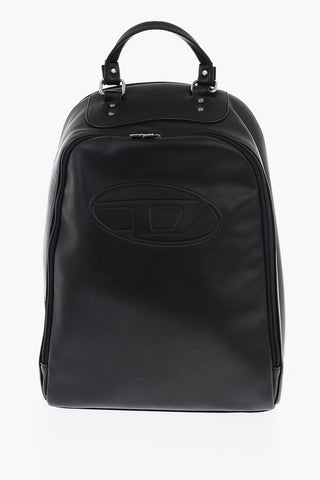 Solid Color Faux Leather HEIN Backpack