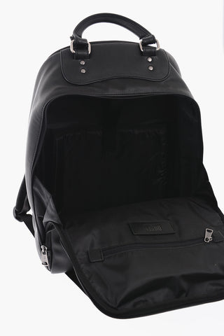 Solid Color Faux Leather HEIN Backpack