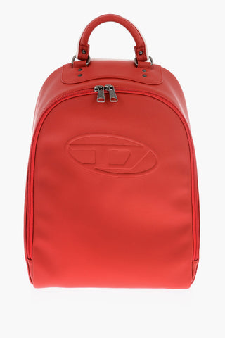 Embossed D-Logo Faux Leather HEIN DB Backpack