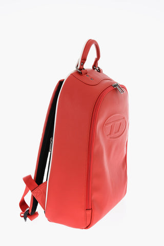 Embossed D-Logo Faux Leather HEIN DB Backpack