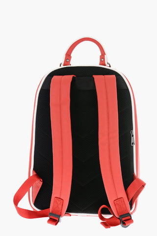 Embossed D-Logo Faux Leather HEIN DB Backpack