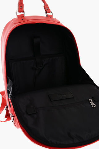 Embossed D-Logo Faux Leather HEIN DB Backpack