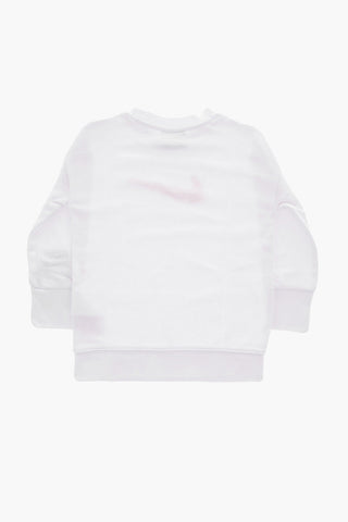 Rundhals-Sweatshirt Mit Goldstickerei