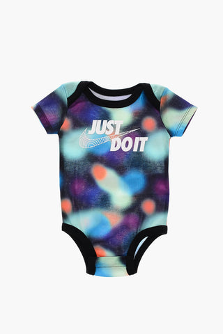 Body, Beanie and Booties Set with Acid Wash Effect
