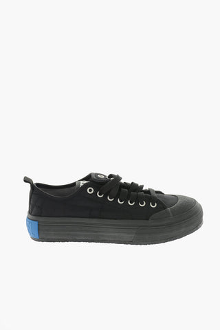 Sneakers Basse S-MUJI LC in Tinta Unita con Logo a Contrasto