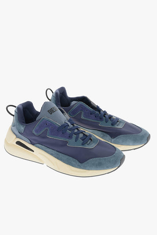 Sneakers Basse S-SERENDIPITY Tono su Tono con Dettagli in Suede