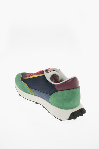 Fabric S-RACER LC Sneakers with Suede Details