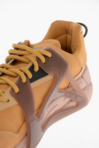 Suede Details Plastic Coverted S-SERENDIPITY MASK Low-Top Sneakers