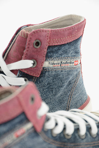 Track Sole Denim S-PRINCIPIA Low Top Snekers 4cm