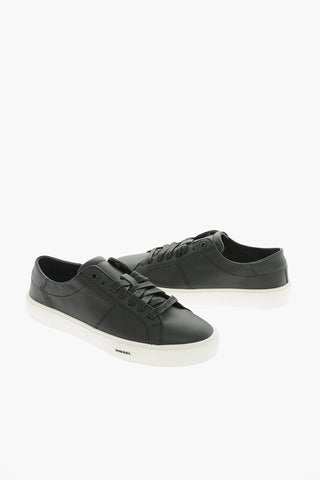 Two-Tone Leather S-MYDORI LC Low Top Sneakers