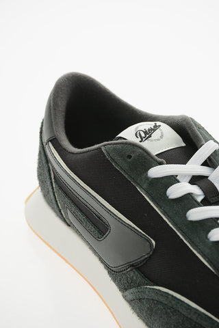 Fabric S-RACER LC Sneakers with Leather Trimmings