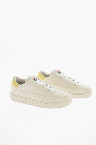Oval D-Logo Suede Details S-SINNA Platform Sneakers 4cm