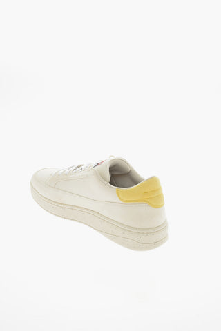Oval D-Logo Suede Details S-SINNA Platform Sneakers 4cm