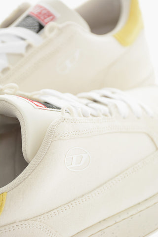 Oval D-Logo Suede Details S-SINNA Platform Sneakers 4cm