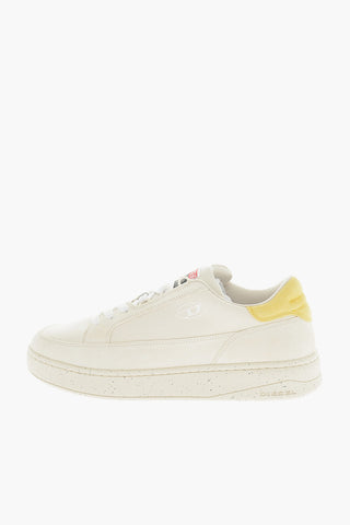 Oval D-Logo Suede Details S-SINNA Platform Sneakers 4cm