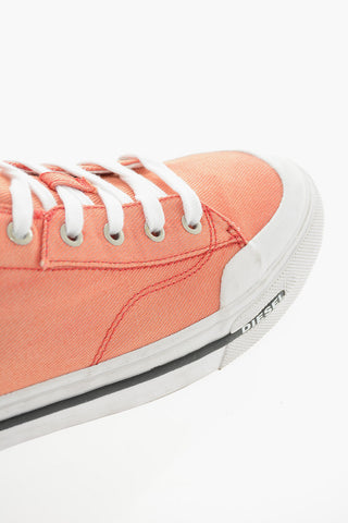 Visible Stiching Denim S-ATHOS Low-Top Sneakers