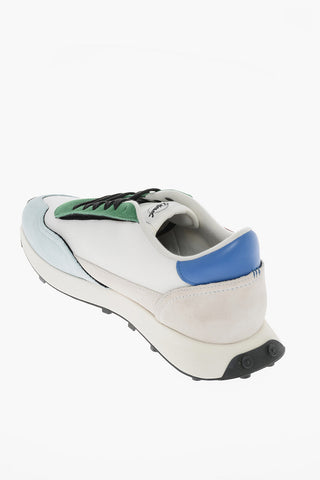 Sneakers Basse S-RACER LC in Mesh e Suede con Logo D