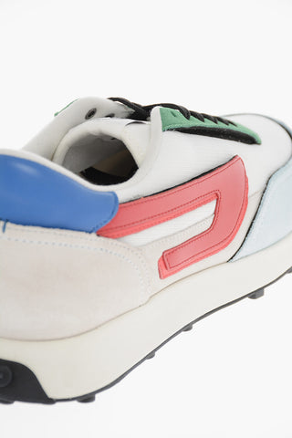 Sneakers Basse S-RACER LC in Mesh e Suede con Logo D