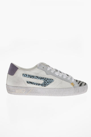 Leather S-LEROJI Sneakers with Animal Details