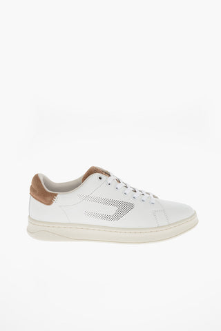 Leather S-ATHENE Sneakers with Contrasting Details