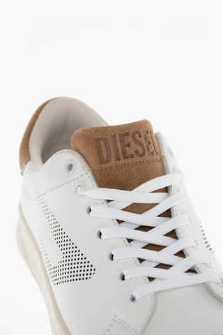 Leather S-ATHENE Sneakers with Contrasting Details