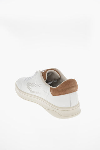 Leather S-ATHENE Sneakers with Contrasting Details