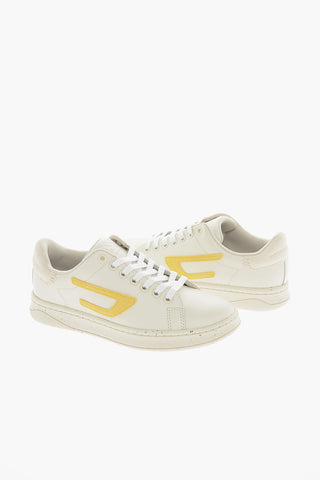 Sneakers S-ATHENE in Pelle con Logo a Contrasto