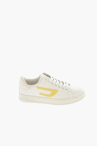 Sneakers S-ATHENE in Pelle con Logo a Contrasto
