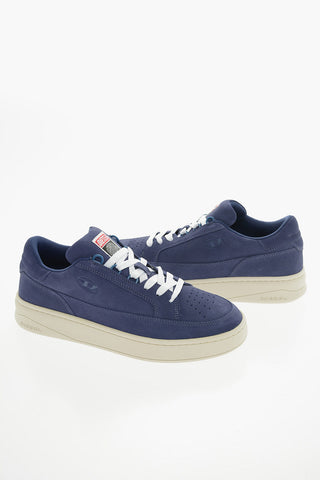Sneakers Basse S-SINNA in Suede con Lacci a Contrasto