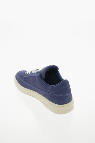 Sneakers Basse S-SINNA in Suede con Lacci a Contrasto