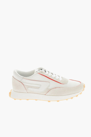 Fabric S-RACER LC Sneakers with Suede Details