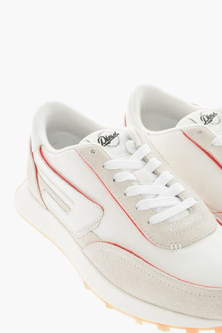 Fabric S-RACER LC Sneakers with Suede Details