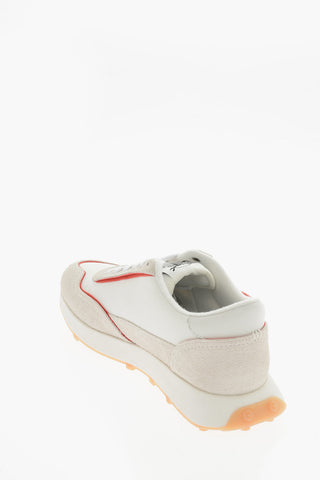 Fabric S-RACER LC Sneakers with Suede Details