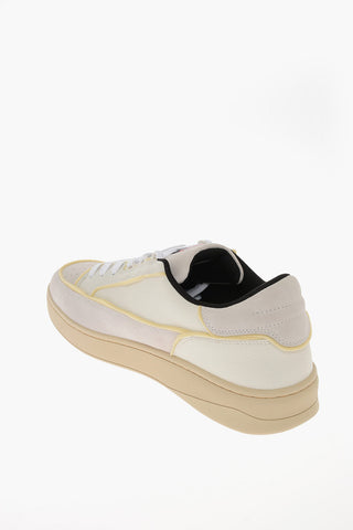 Sneakers Basse S-SINNA in Pelle Martellata con Rifiniture in Spugna