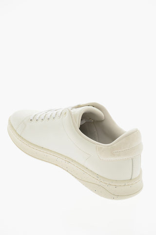 Suede D Logo S-ATHENE Low-Top Sneakers with Paint Sole